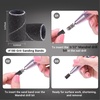 image:imageMelodySusie 100 Pcs Nail Drill Bits Sanding Bands for Nail Drill 80 Coarse Grit Nail File Sanding Bands for Acrylic Nails Gel Manicures and PedicureBlack