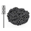 image:imageMelodySusie 100 Pcs Nail Drill Bits Sanding Bands for Nail Drill 80 Coarse Grit Nail File Sanding Bands for Acrylic Nails Gel Manicures and PedicureBlack