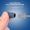 image:imageMelodySusie 100 Pcs Nail Drill Bits Sanding Bands for Nail Drill 80 Coarse Grit Nail File Sanding Bands for Acrylic Nails Gel Manicures and PedicureBlue