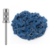 image:imageMelodySusie 100 Pcs Nail Drill Bits Sanding Bands for Nail Drill 80 Coarse Grit Nail File Sanding Bands for Acrylic Nails Gel Manicures and PedicureBlue
