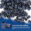 image:imageMelodySusie 100 Pcs Nail Drill Bits Sanding Bands for Nail Drill 80 Coarse Grit Nail File Sanding Bands for Acrylic Nails Gel Manicures and PedicureBlue