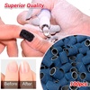 image:imageMelodySusie 100 Pcs Nail Drill Bits Sanding Bands for Nail Drill 80 Coarse Grit Nail File Sanding Bands for Acrylic Nails Gel Manicures and PedicureBlue