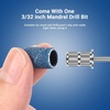 image:imageMelodySusie 100 Pcs Nail Drill Bits Sanding Bands for Nail Drill 80 Coarse Grit Nail File Sanding Bands for Acrylic Nails Gel Manicures and PedicureBlue