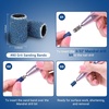 image:imageMelodySusie 100 Pcs Nail Drill Bits Sanding Bands for Nail Drill 80 Coarse Grit Nail File Sanding Bands for Acrylic Nails Gel Manicures and PedicureBlue