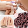 image:imageMelodySusie 100 Pcs Nail Drill Bits Sanding Bands for Nail Drill 80 Coarse Grit Nail File Sanding Bands for Acrylic Nails Gel Manicures and PedicureBrown