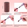 image:imageMelodySusie 100 Pcs Nail Drill Bits Sanding Bands for Nail Drill 80 Coarse Grit Nail File Sanding Bands for Acrylic Nails Gel Manicures and PedicureBrown