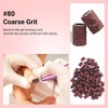 image:imageMelodySusie 100 Pcs Nail Drill Bits Sanding Bands for Nail Drill 80 Coarse Grit Nail File Sanding Bands for Acrylic Nails Gel Manicures and PedicureBrown