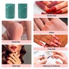 image:imageMelodySusie 100 Pcs Nail Drill Bits Sanding Bands for Nail Drill 80 Coarse Grit Nail File Sanding Bands for Acrylic Nails Gel Manicures and PedicureGreen