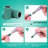 image:imageMelodySusie 100 Pcs Nail Drill Bits Sanding Bands for Nail Drill 80 Coarse Grit Nail File Sanding Bands for Acrylic Nails Gel Manicures and PedicureGreen