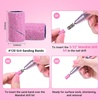 image:imageMelodySusie 100 Pcs Nail Drill Bits Sanding Bands for Nail Drill 80 Coarse Grit Nail File Sanding Bands for Acrylic Nails Gel Manicures and PedicureLight Pink