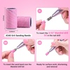 image:imageMelodySusie 100 Pcs Nail Drill Bits Sanding Bands for Nail Drill 80 Coarse Grit Nail File Sanding Bands for Acrylic Nails Gel Manicures and PedicureLight Pink