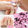 image:imageMelodySusie 100 Pcs Nail Drill Bits Sanding Bands for Nail Drill 80 Coarse Grit Nail File Sanding Bands for Acrylic Nails Gel Manicures and PedicureLight Pink