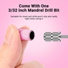 image:imageMelodySusie 100 Pcs Nail Drill Bits Sanding Bands for Nail Drill 80 Coarse Grit Nail File Sanding Bands for Acrylic Nails Gel Manicures and PedicureLight Pink