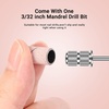 image:imageMelodySusie 100 Pcs Nail Drill Bits Sanding Bands for Nail Drill 80 Coarse Grit Nail File Sanding Bands for Acrylic Nails Gel Manicures and PedicureNude Pink