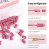 image:imageMelodySusie 100 Pcs Nail Drill Bits Sanding Bands for Nail Drill 80 Coarse Grit Nail File Sanding Bands for Acrylic Nails Gel Manicures and PedicurePink Blossom