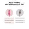 image:imageMelodySusie 100 Pcs Nail Drill Bits Sanding Bands for Nail Drill 80 Coarse Grit Nail File Sanding Bands for Acrylic Nails Gel Manicures and PedicurePink Blossom