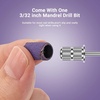 image:imageMelodySusie 100 Pcs Nail Drill Bits Sanding Bands for Nail Drill 80 Coarse Grit Nail File Sanding Bands for Acrylic Nails Gel Manicures and PedicurePurple