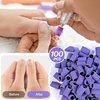 image:imageMelodySusie 100 Pcs Nail Drill Bits Sanding Bands for Nail Drill 80 Coarse Grit Nail File Sanding Bands for Acrylic Nails Gel Manicures and PedicurePurple
