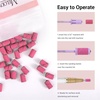 image:imageMelodySusie 100 Pcs Nail Drill Bits Sanding Bands for Nail Drill 80 Coarse Grit Nail File Sanding Bands for Acrylic Nails Gel Manicures and PedicurePurple
