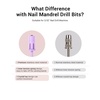image:imageMelodySusie 100 Pcs Nail Drill Bits Sanding Bands for Nail Drill 80 Coarse Grit Nail File Sanding Bands for Acrylic Nails Gel Manicures and PedicurePurple