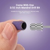 image:imageMelodySusie 100 Pcs Nail Drill Bits Sanding Bands for Nail Drill 80 Coarse Grit Nail File Sanding Bands for Acrylic Nails Gel Manicures and PedicurePurple