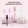 image:imageMelodySusie 100 Pcs Nail Drill Bits Sanding Bands for Nail Drill 80 Coarse Grit Nail File Sanding Bands for Acrylic Nails Gel Manicures and PedicureRose Gold