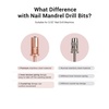image:imageMelodySusie 100 Pcs Nail Drill Bits Sanding Bands for Nail Drill 80 Coarse Grit Nail File Sanding Bands for Acrylic Nails Gel Manicures and PedicureRose Gold