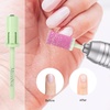 image:imageMelodySusie 100 Pcs Nail Drill Bits Sanding Bands for Nail Drill 80 Coarse Grit Nail File Sanding Bands for Acrylic Nails Gel Manicures and PedicureTea Green