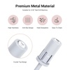 image:imageMelodySusie 100 Pcs Nail Drill Bits Sanding Bands for Nail Drill 80 Coarse Grit Nail File Sanding Bands for Acrylic Nails Gel Manicures and PedicureWhite