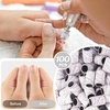 image:imageMelodySusie 100 Pcs Nail Drill Bits Sanding Bands for Nail Drill 80 Coarse Grit Nail File Sanding Bands for Acrylic Nails Gel Manicures and PedicureZebra