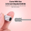 image:imageMelodySusie 100 Pcs Nail Drill Bits Sanding Bands for Nail Drill 80 Coarse Grit Nail File Sanding Bands for Acrylic Nails Gel Manicures and PedicureZebra