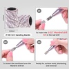 image:imageMelodySusie 100 Pcs Nail Drill Bits Sanding Bands for Nail Drill 80 Coarse Grit Nail File Sanding Bands for Acrylic Nails Gel Manicures and PedicureZebra
