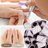 image:imageMelodySusie 100 Pcs Nail Drill Bits Sanding Bands for Nail Drill 80 Coarse Grit Nail File Sanding Bands for Acrylic Nails Gel Manicures and PedicureZebra