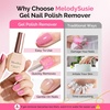 image:imageMelodySusie 1050Pcs Lint Free Nail Wipes Super Absorbent Soft NonWoven for Fingernail Polish Remover and Eyelash Extension Wipes for Nail Art05 Fl Oz Pack of 1
