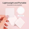 image:imageMelodySusie 1050Pcs Lint Free Nail Wipes Super Absorbent Soft NonWoven for Fingernail Polish Remover and Eyelash Extension Wipes for Nail Art1050 pcs  White  With Bottle