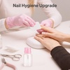 image:imageMelodySusie 1050Pcs Lint Free Nail Wipes Super Absorbent Soft NonWoven for Fingernail Polish Remover and Eyelash Extension Wipes for Nail Art1050 pcs  White  With Bottle