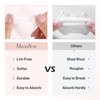 image:imageMelodySusie 1050Pcs Lint Free Nail Wipes Super Absorbent Soft NonWoven for Fingernail Polish Remover and Eyelash Extension Wipes for Nail Art1050 pcs  White  With Bottle