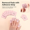 image:imageMelodySusie 1050Pcs Lint Free Nail Wipes Super Absorbent Soft NonWoven for Fingernail Polish Remover and Eyelash Extension Wipes for Nail Art200 pcs  Large  Remover Pads