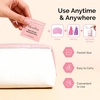 image:imageMelodySusie 1050Pcs Lint Free Nail Wipes Super Absorbent Soft NonWoven for Fingernail Polish Remover and Eyelash Extension Wipes for Nail Art200 pcs  Large  Remover Pads
