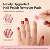 image:imageMelodySusie 1050Pcs Lint Free Nail Wipes Super Absorbent Soft NonWoven for Fingernail Polish Remover and Eyelash Extension Wipes for Nail Art200 pcs  Large  Remover Pads