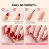 image:imageMelodySusie 1050Pcs Lint Free Nail Wipes Super Absorbent Soft NonWoven for Fingernail Polish Remover and Eyelash Extension Wipes for Nail Art200 pcs  Large  Remover Pads