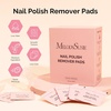 image:imageMelodySusie 1050Pcs Lint Free Nail Wipes Super Absorbent Soft NonWoven for Fingernail Polish Remover and Eyelash Extension Wipes for Nail Art200 pcs  Large  Remover Pads