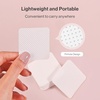 image:imageMelodySusie 1050Pcs Lint Free Nail Wipes Super Absorbent Soft NonWoven for Fingernail Polish Remover and Eyelash Extension Wipes for Nail Art600 pcs  White  Standard