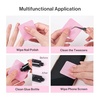 image:imageMelodySusie 1050Pcs Lint Free Nail Wipes Super Absorbent Soft NonWoven for Fingernail Polish Remover and Eyelash Extension Wipes for Nail Art900PCSPINK