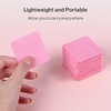 image:imageMelodySusie 1050Pcs Lint Free Nail Wipes Super Absorbent Soft NonWoven for Fingernail Polish Remover and Eyelash Extension Wipes for Nail Art900PCSPINK