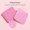 image:imageMelodySusie 1050Pcs Lint Free Nail Wipes Super Absorbent Soft NonWoven for Fingernail Polish Remover and Eyelash Extension Wipes for Nail Art900PCSPINK