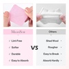 image:imageMelodySusie 1050Pcs Lint Free Nail Wipes Super Absorbent Soft NonWoven for Fingernail Polish Remover and Eyelash Extension Wipes for Nail Art900PCSPINK