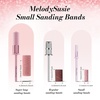 image:imageMelodySusie 120 Pcs Nail Drill Bits Small Sanding Bands for 31mm Mandrel Bit 180 Fine Grit Nail File for Acrylic Nails Gel Manicures and Pedicure Pink Only Sanding BandsColorful 240Pcs