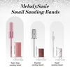 image:imageMelodySusie 120 Pcs Nail Drill Bits Small Sanding Bands for 31mm Mandrel Bit 180 Fine Grit Nail File for Acrylic Nails Gel Manicures and Pedicure Pink Only Sanding BandsZebra