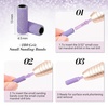 image:imageMelodySusie 120 Pcs Nail Drill Bits Small Sanding Bands for 31mm Mandrel Bit 180 Fine Grit Nail File for Acrylic Nails Gel Manicures and Pedicure Pink Only Sanding BandsPurple